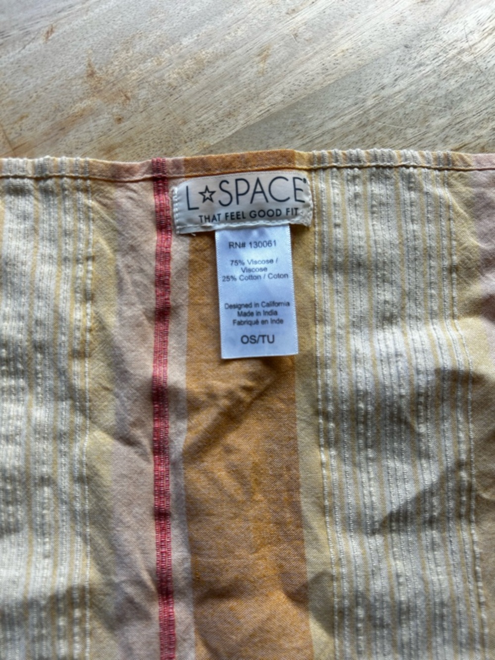 L space Wrap orange and Yellow - Picture 3 of 3